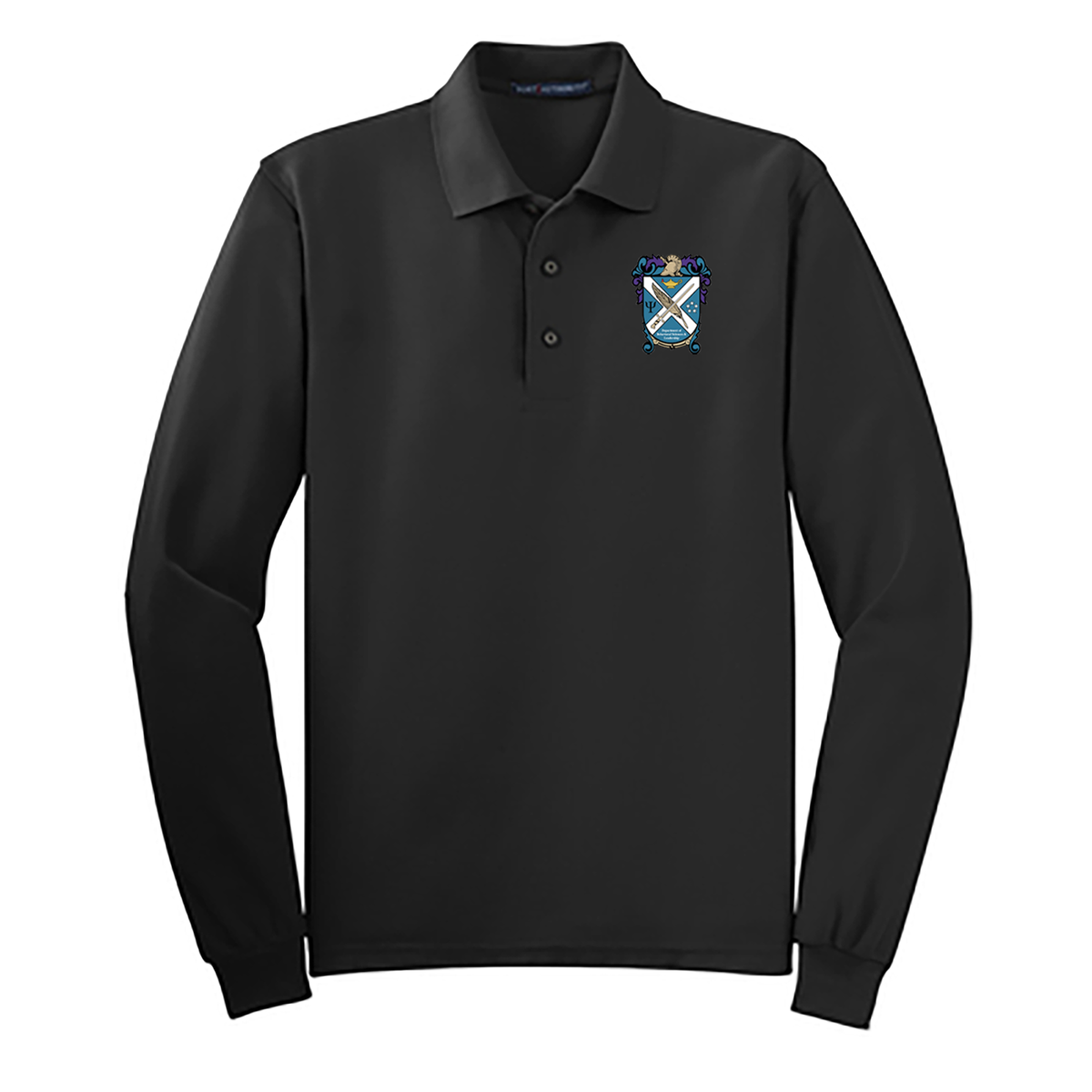 USMA Department of Behavioral Sciences & Leadership Silk Touch Long Sleeve Polo