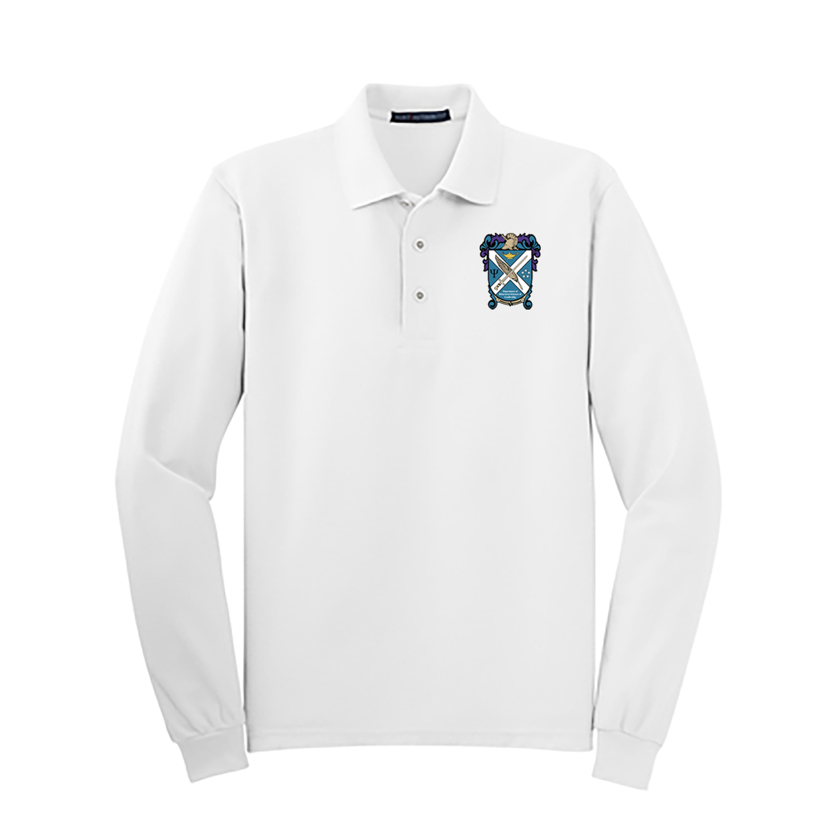 USMA Department of Behavioral Sciences & Leadership Silk Touch Long Sleeve Polo