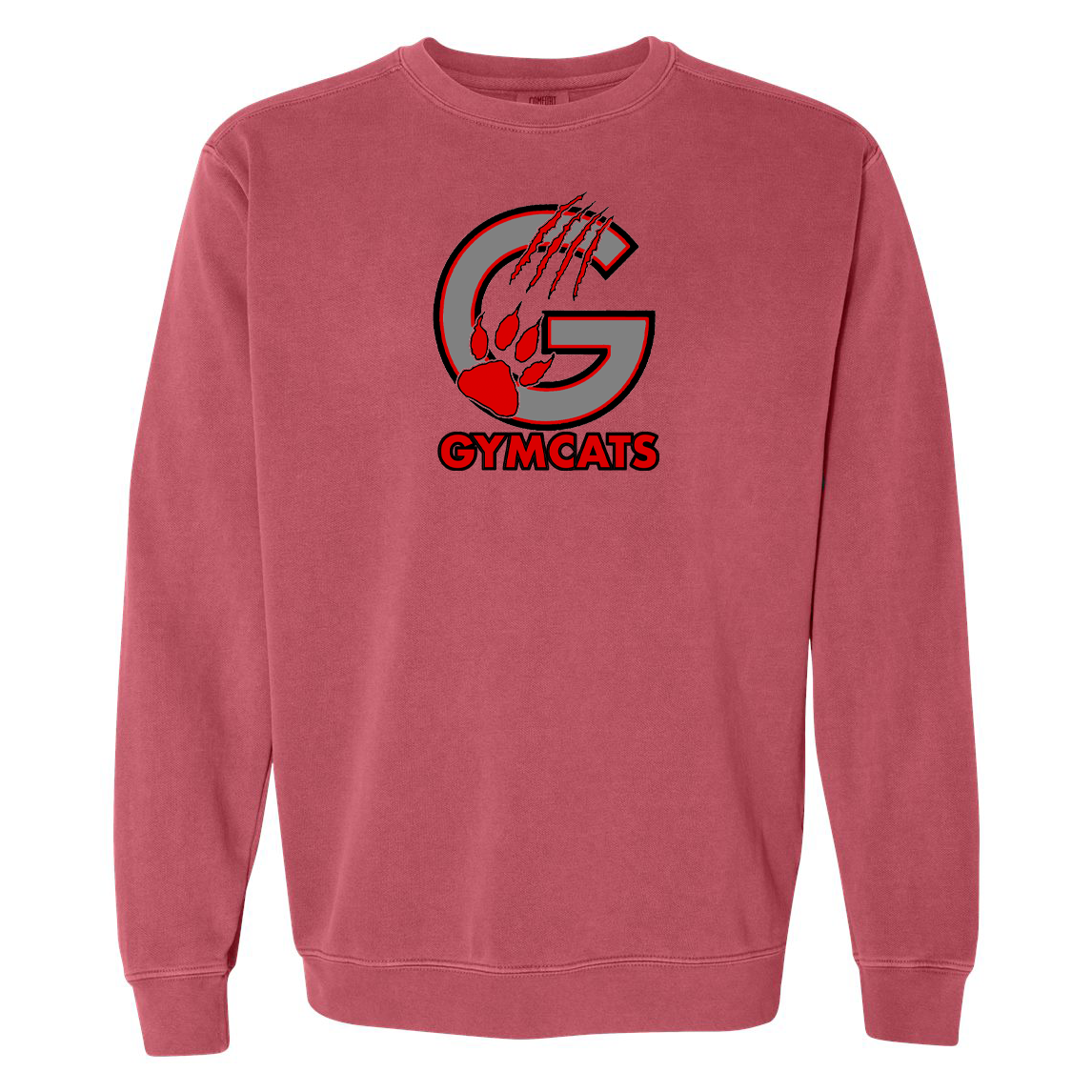 Gymcats Gymnastics Soft Wash Crewneck Sweatshirt