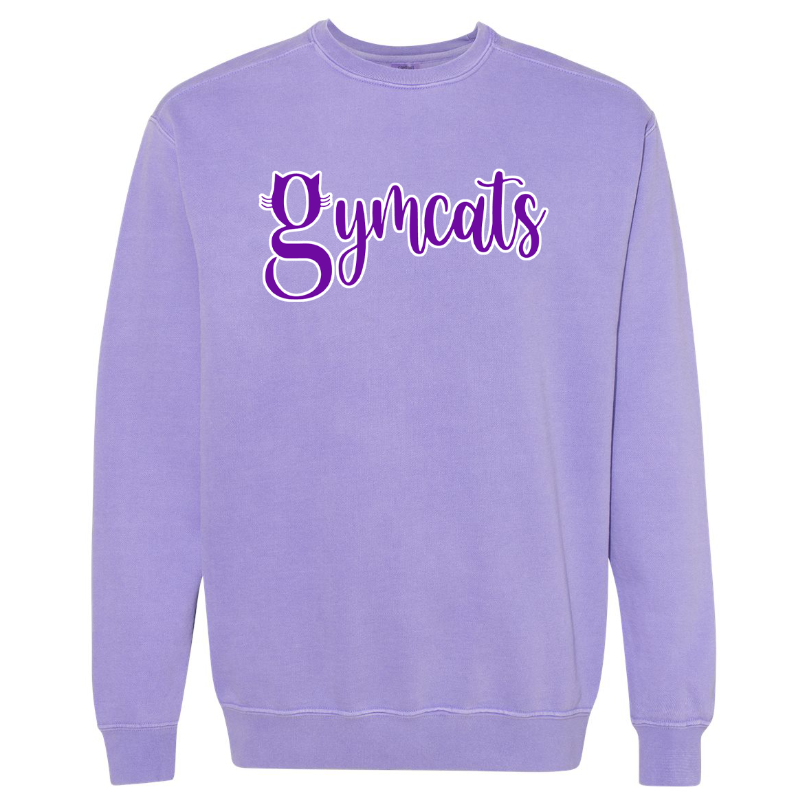 Gymcats Gymnastics Soft Wash Crewneck Sweatshirt