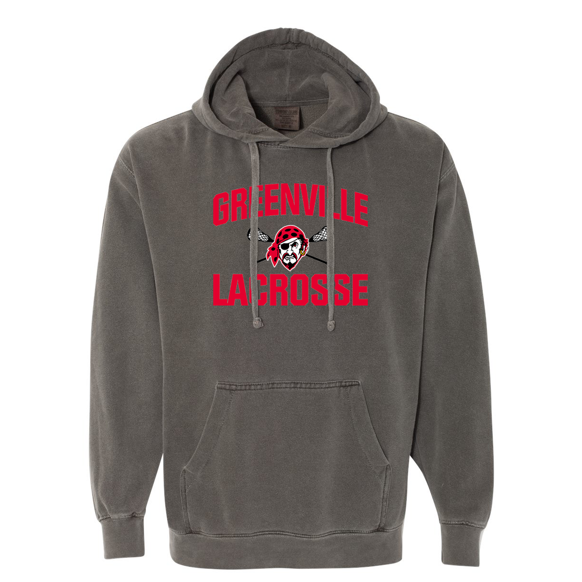 Greenville Lacrosse Garment-Dyed Hooded Sweatshirt