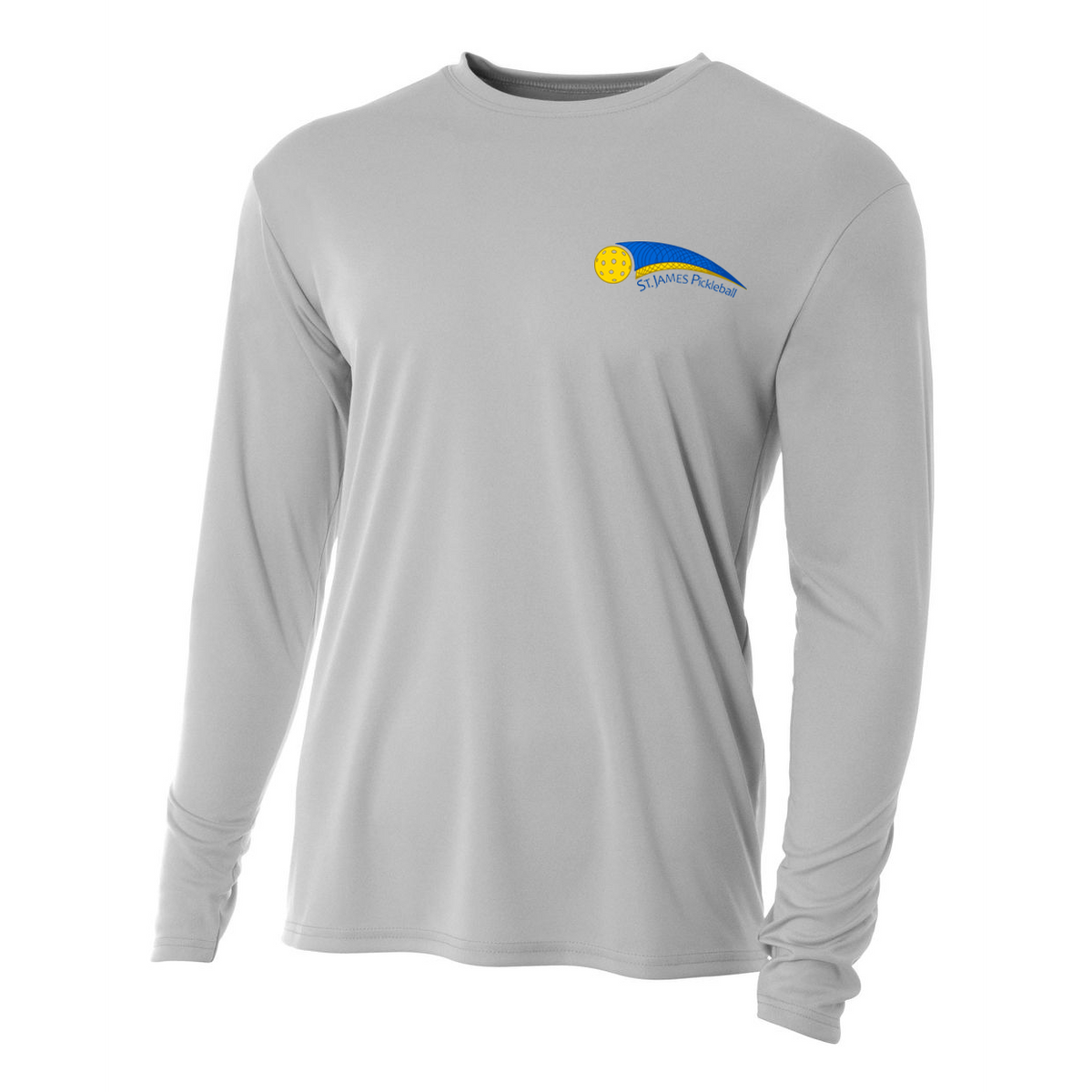 St. James Pickleball Association Men's Cooling Performance Long Sleeve Crew