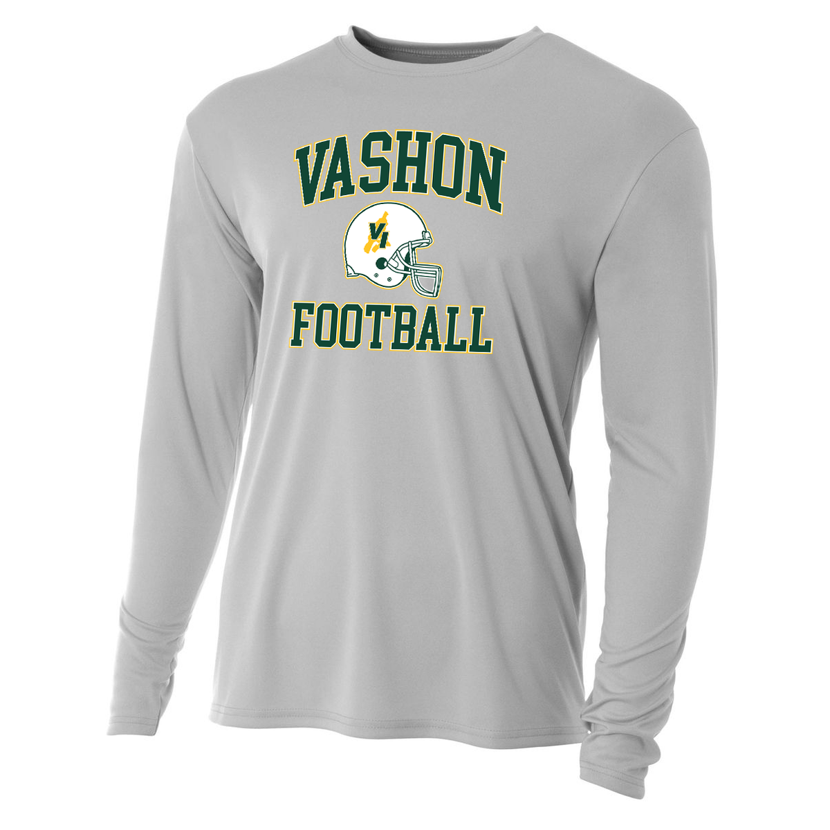 Vashon High School Football A4 Cooling Performance L/S Crew