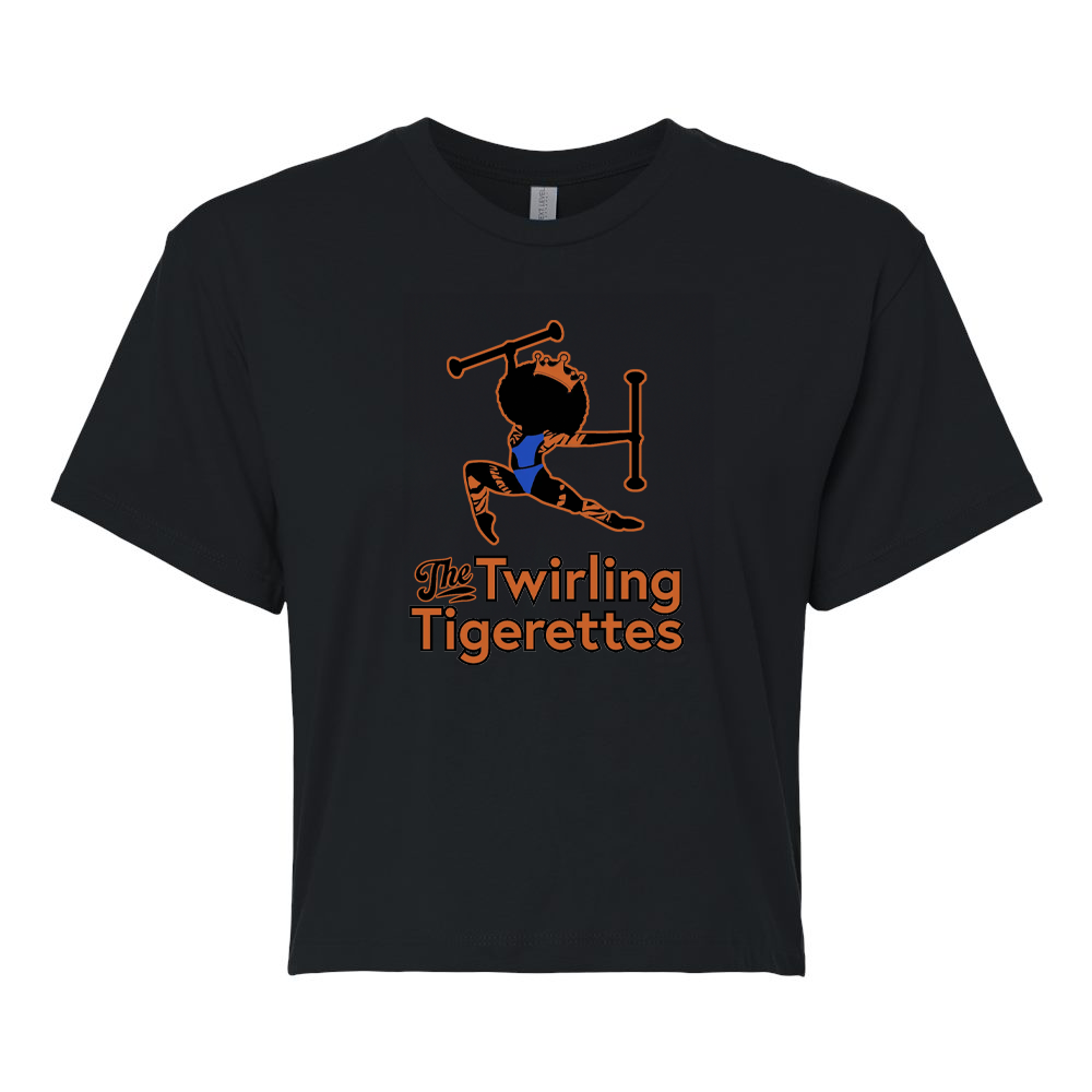 Twirling Tigerettes Women's Ideal Crop Tee