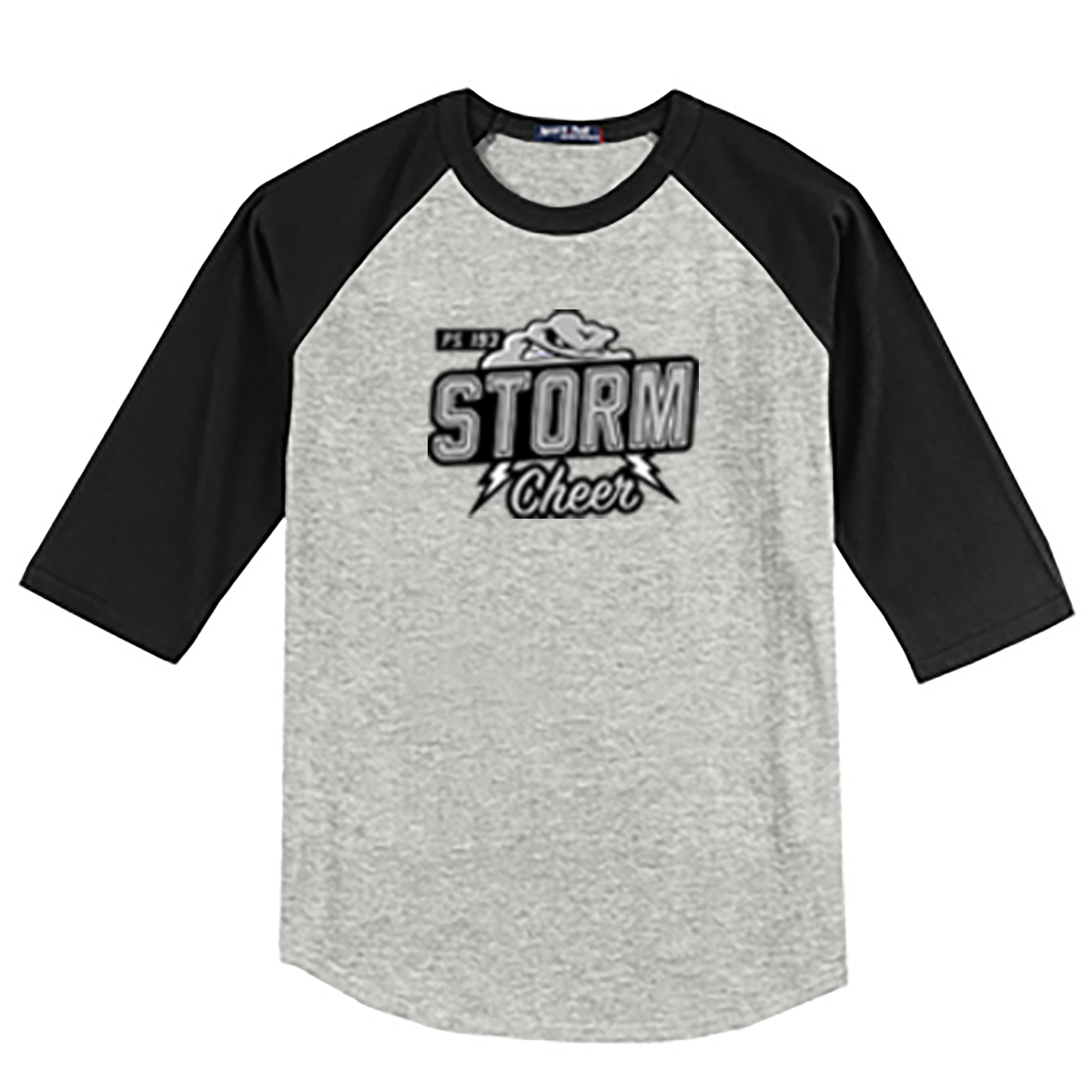 PS 193 Storm Cheer 3/4 Sleeve Baseball Shirt