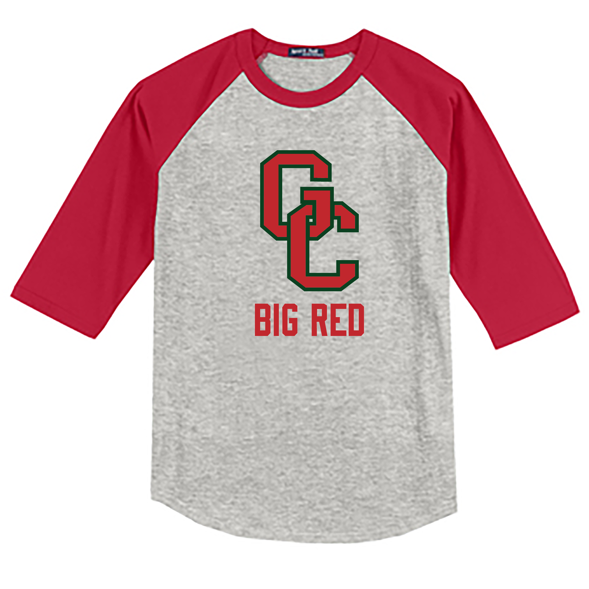 Glen Cove Football 3/4 Sleeve Baseball Shirt (Available in Youth)