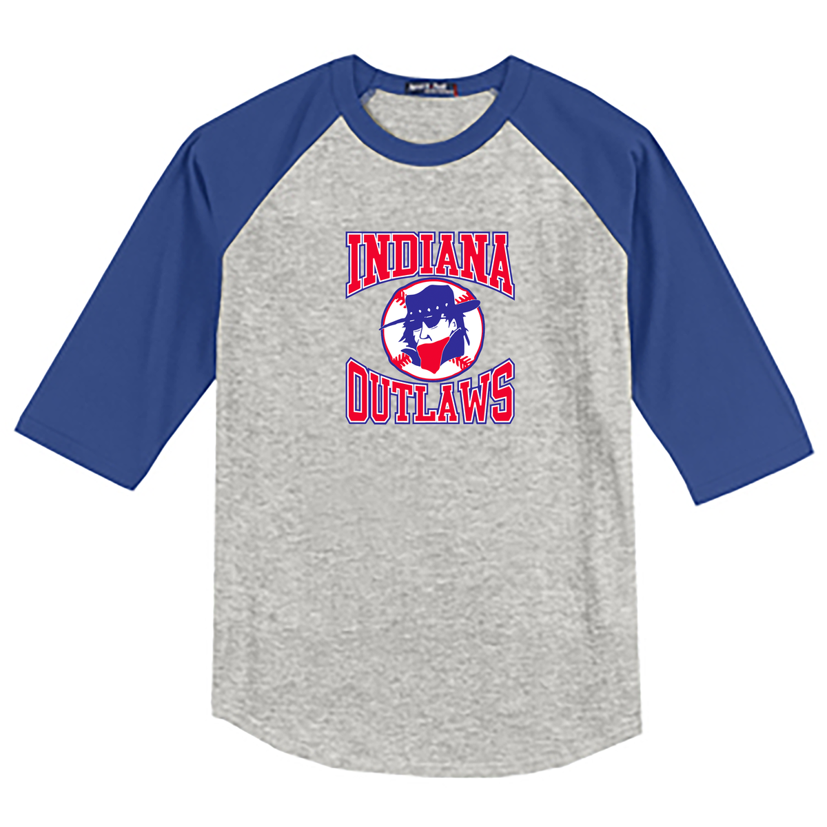 Southern Indiana Outlaws Baseball 3/4 Sleeve Baseball Shirt