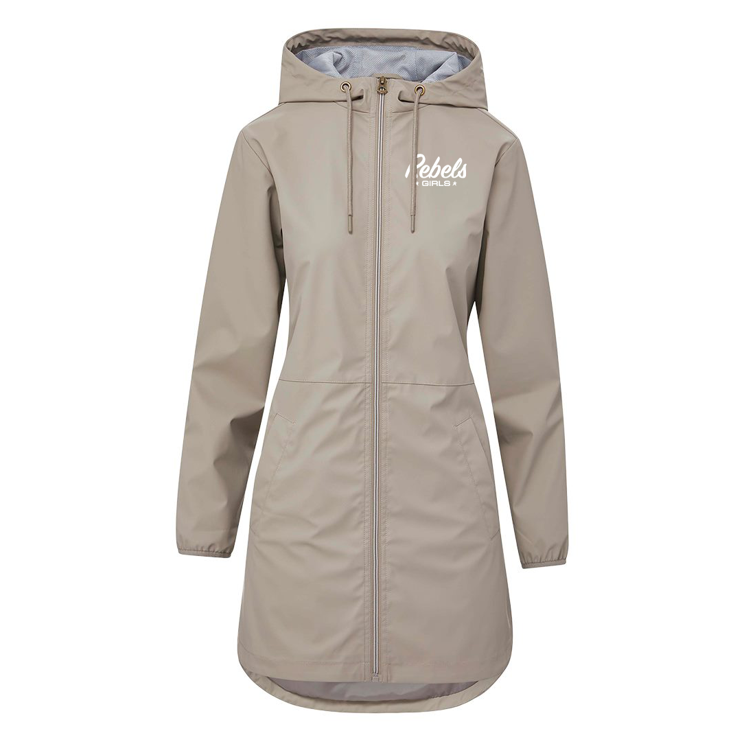 Rebels LC Girls Lacrosse Vintage Rain Jacket