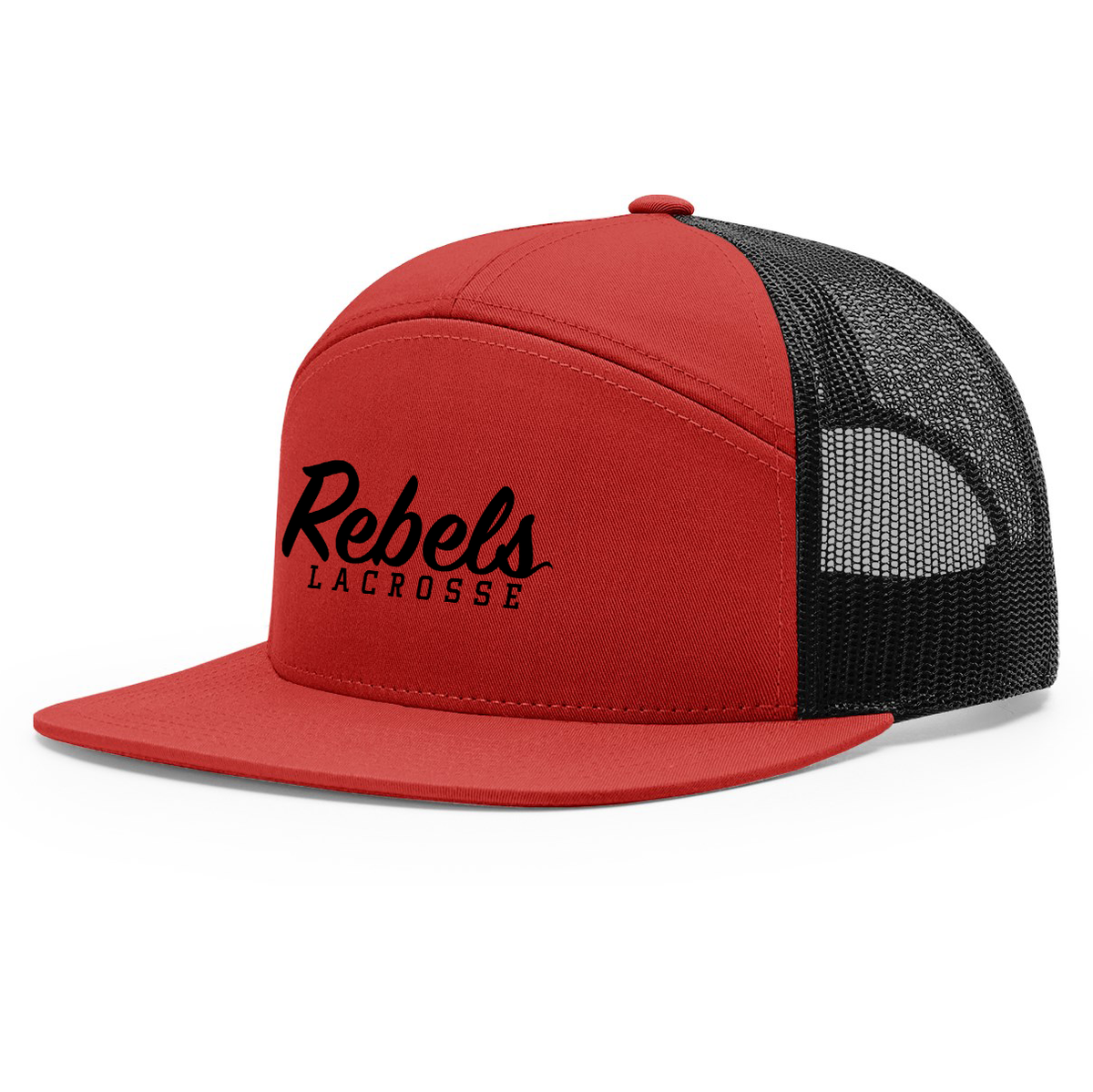 Rebels Lacrosse Richardson 7 Panel Trucker