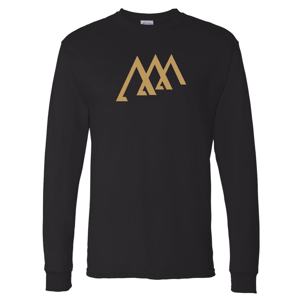 USMA Sandhurst Black & Gold Essential-T Long Sleeve T-Shirt