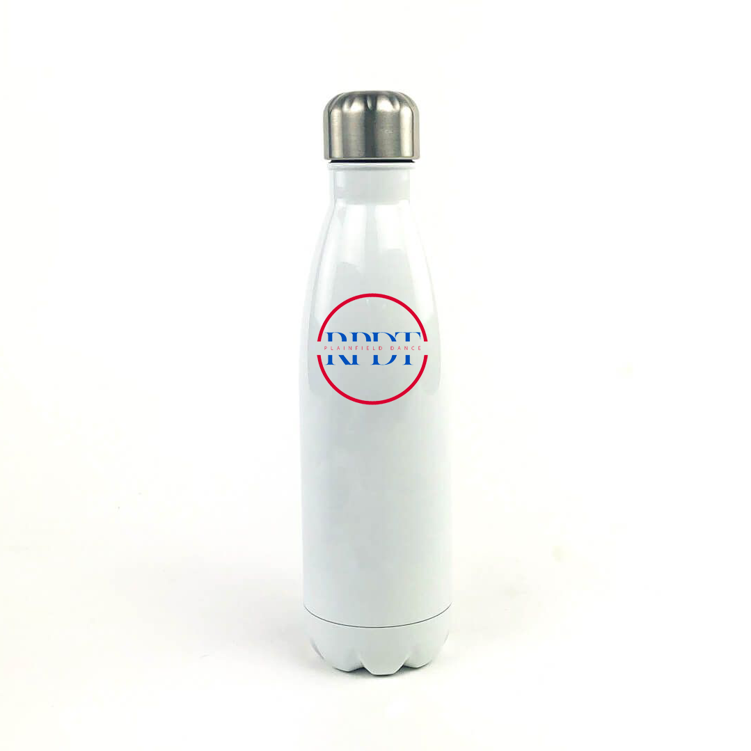 Plainfield Dance Team 17 Oz. White Stainless Steel Water Bottle