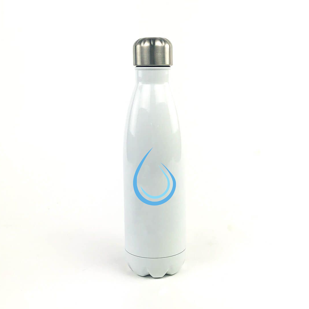 Proteus 17 Oz. White Stainless Steel Water Bottle