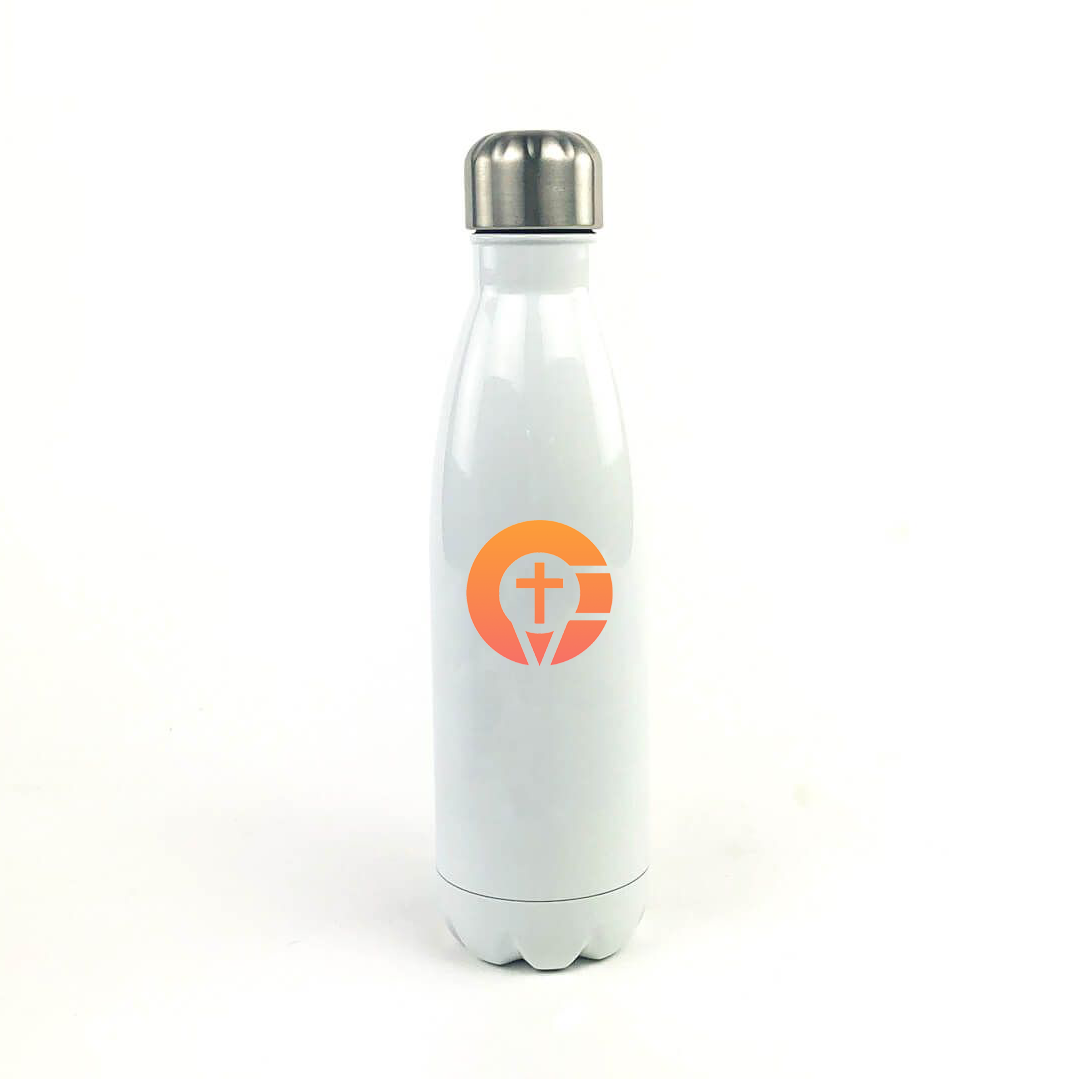 Covenant Church 17 Oz. White Stainless Steel Water Bottle