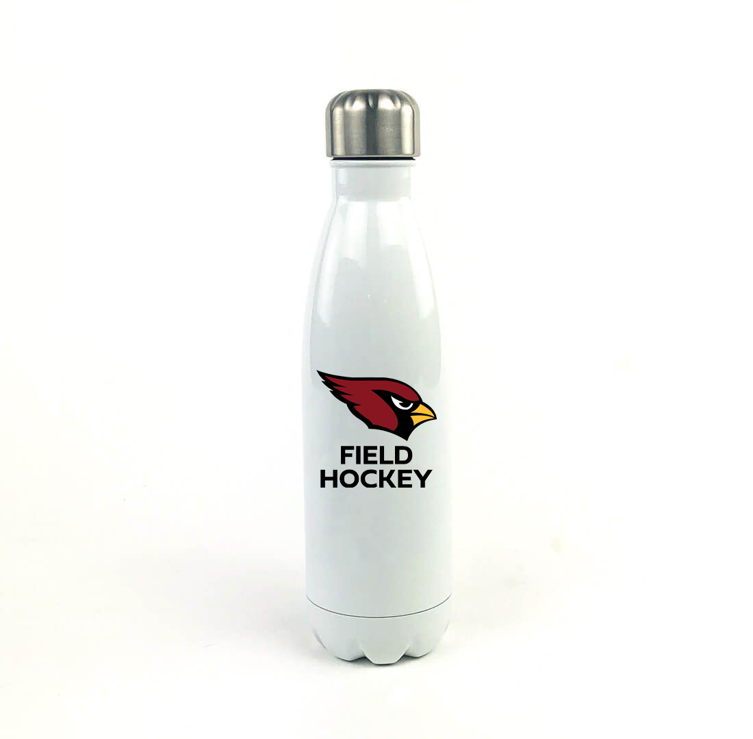 Stevens High School Field Hockey 17 Oz. White Stainless Steel Water Bottle