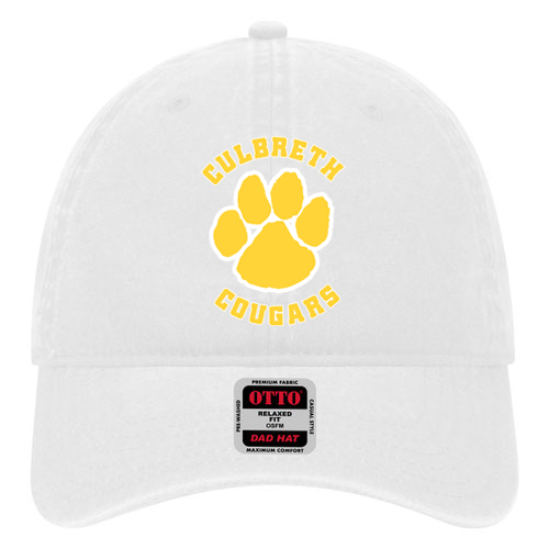 Culbreth Cougars Middle School Low Profile Style Dad Hat