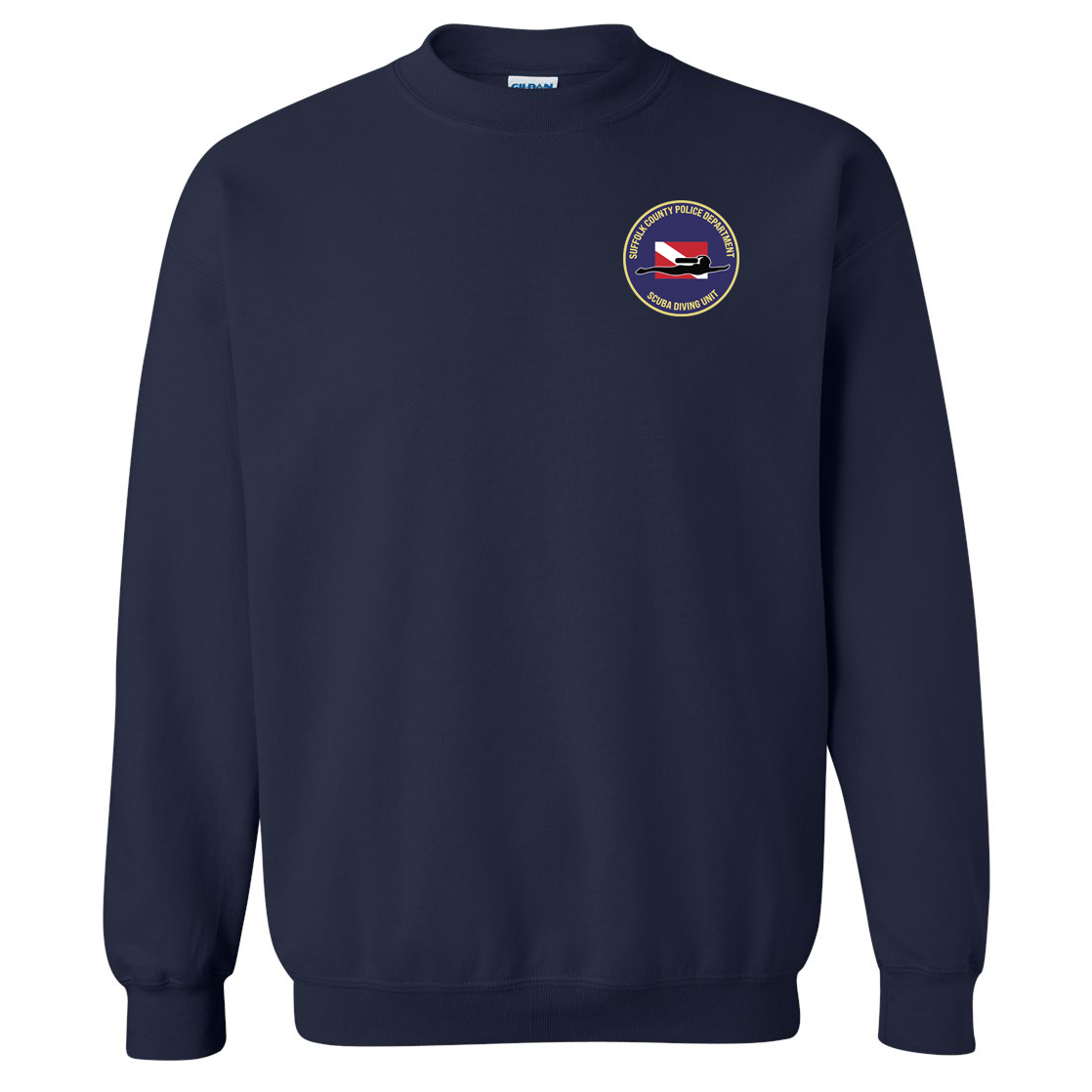 Suffolk County Marine Bureau Heavy Blend Crewneck