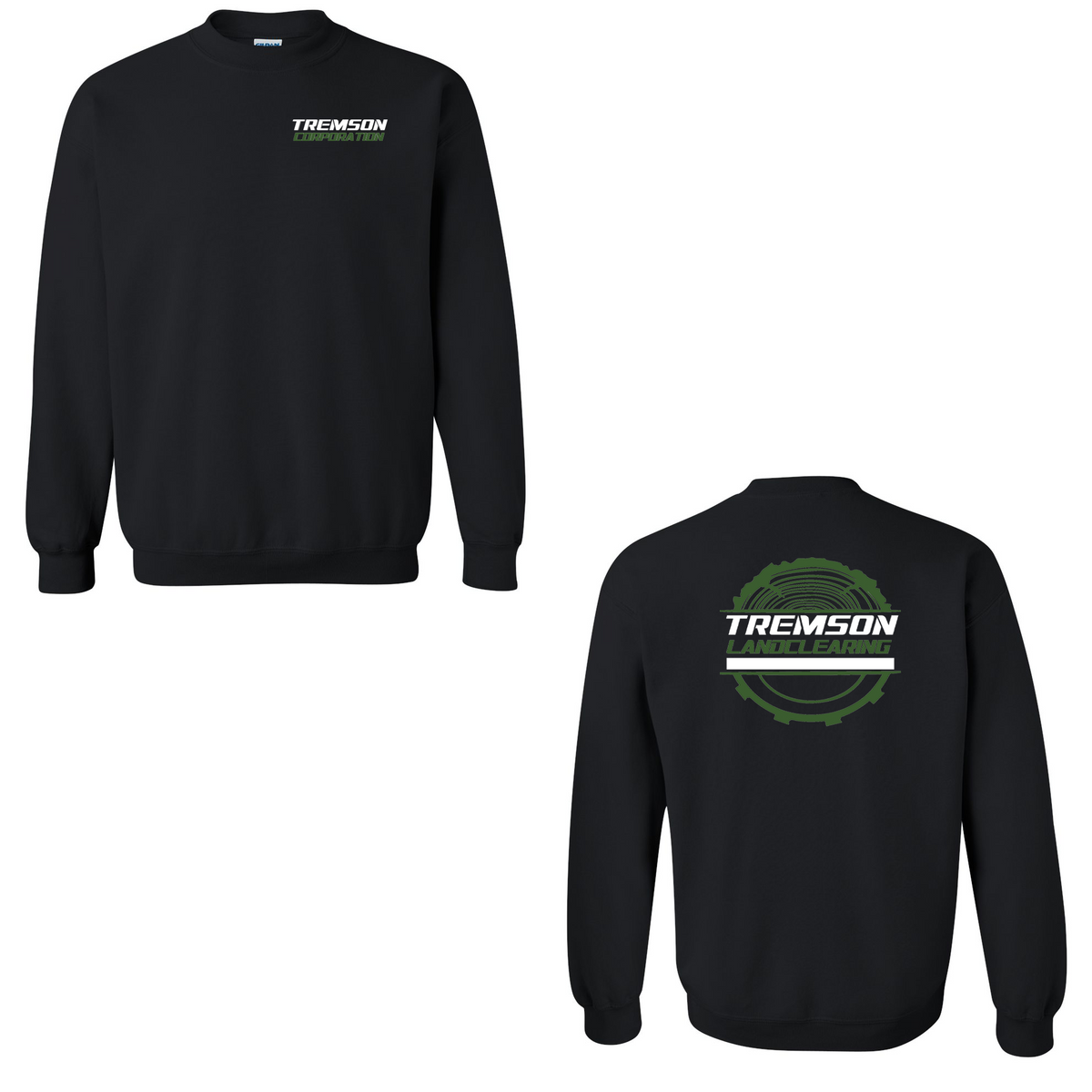 Tremson LANDCLEARING Heavy Blend Crewneck