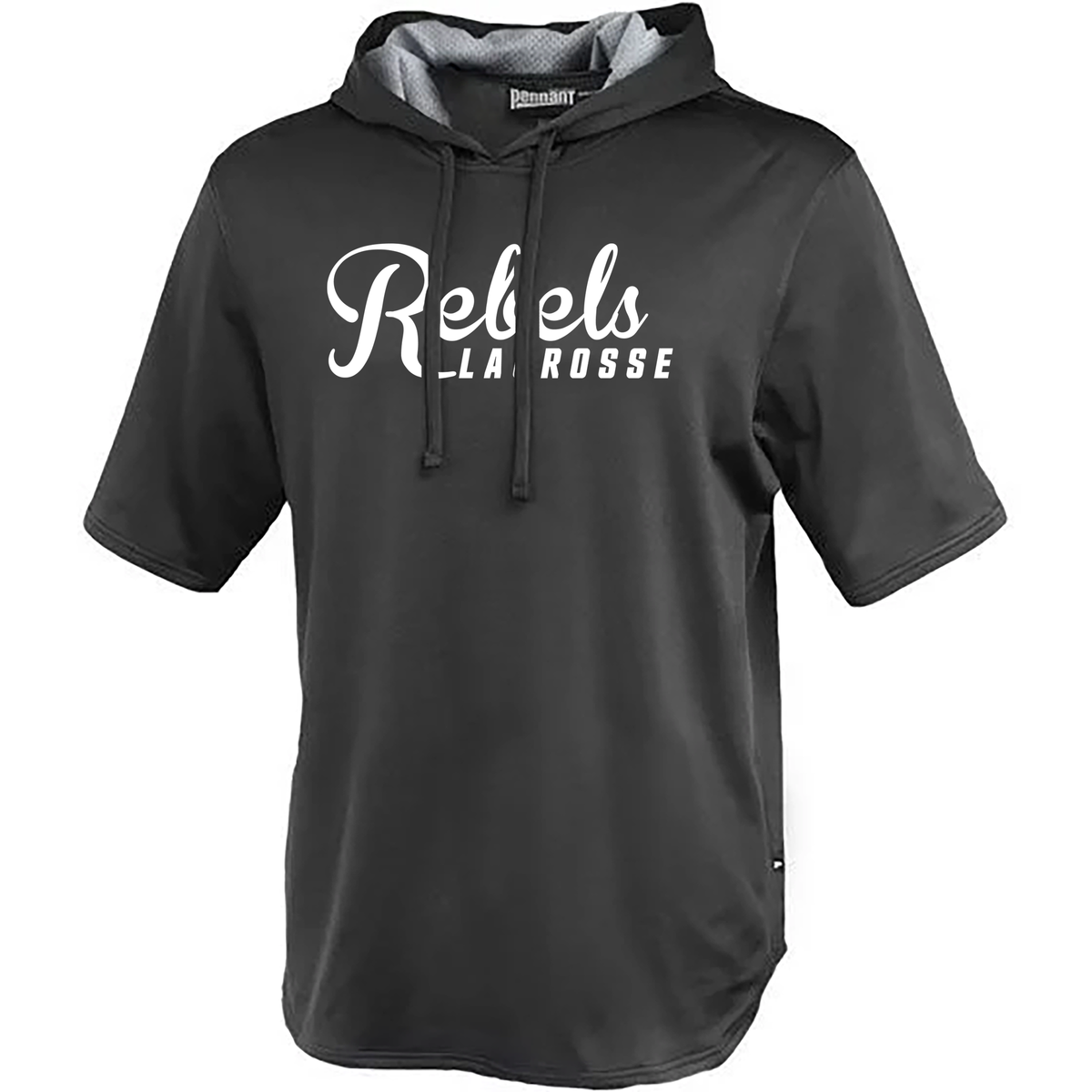 Rebels 2029 Black Fleece Short Sleeve Warmup Hoodie