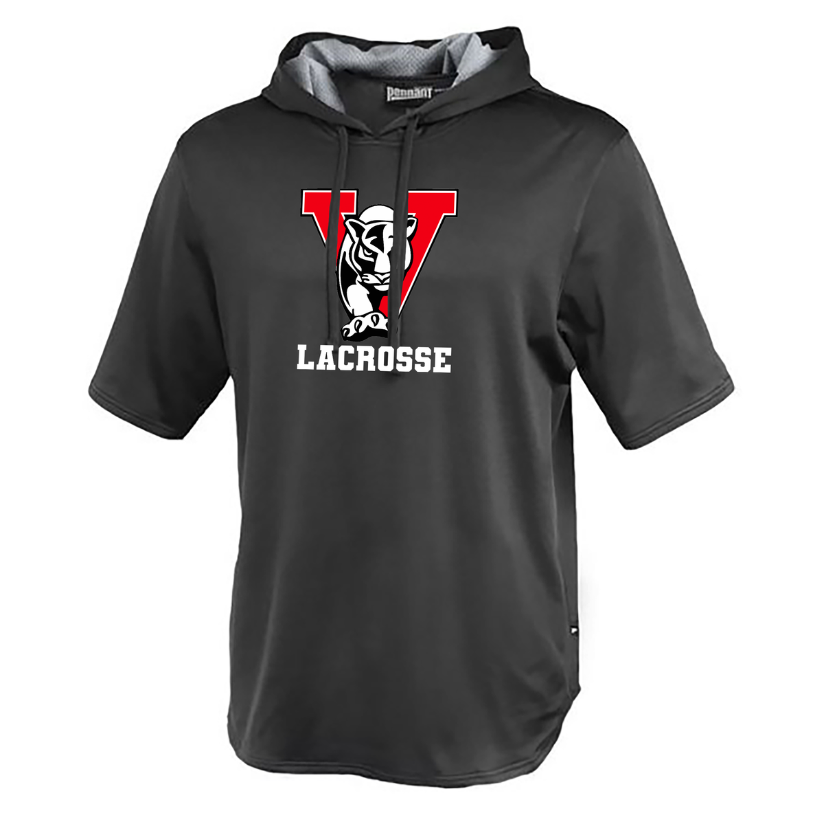 Vista HS Girls Lacrosse Fleece Short Sleeve Warmup Hoodie