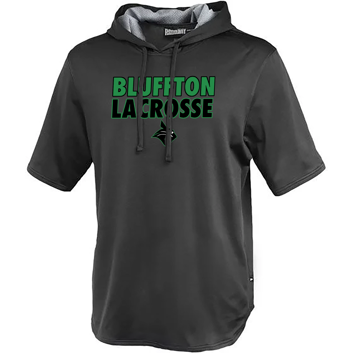 Bluffton High School Lacrosse Fleece Short Sleeve Warmup Hoodie