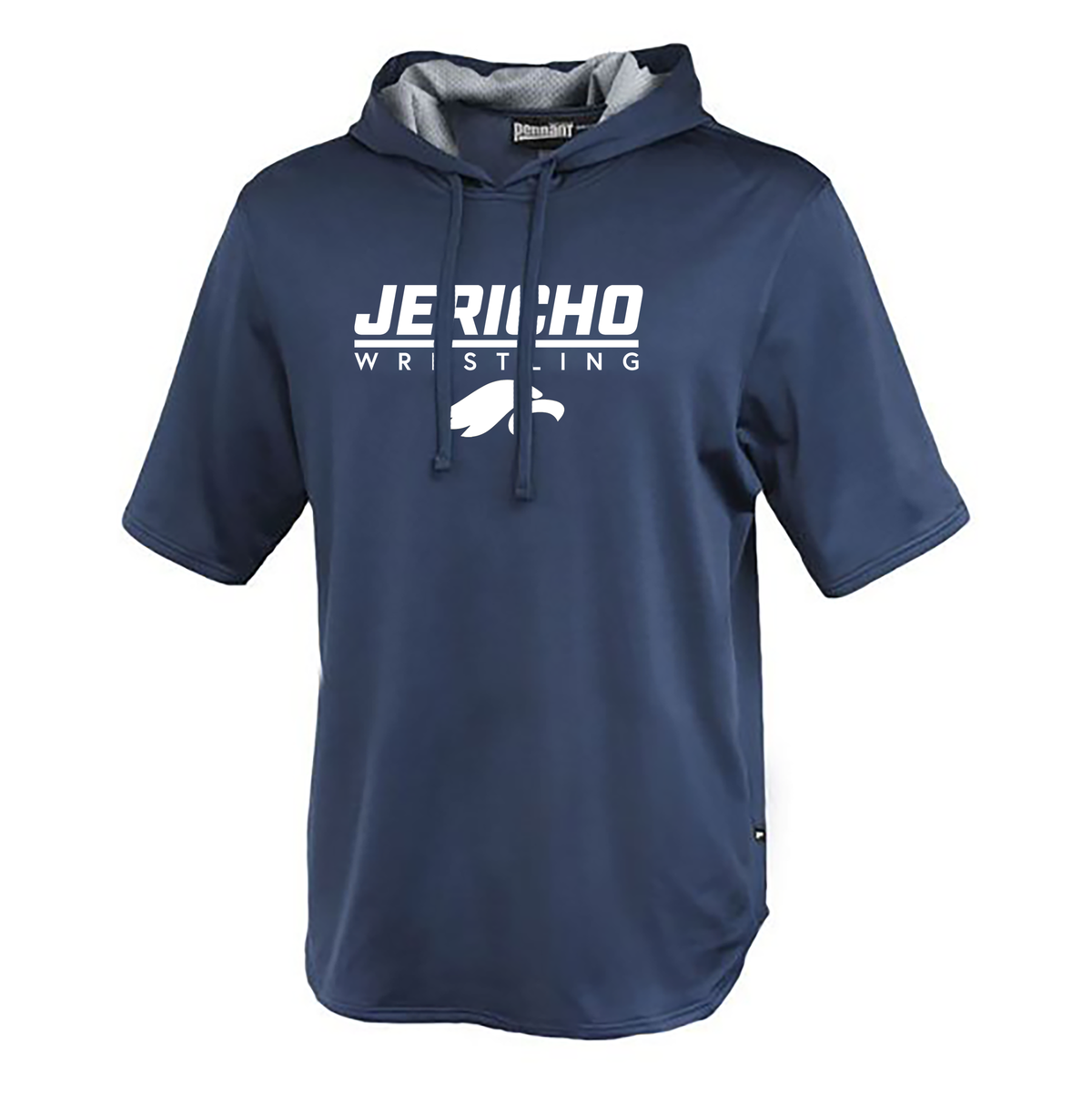 Jericho HS Wrestling Fleece Short Sleeve Warmup Hoodie