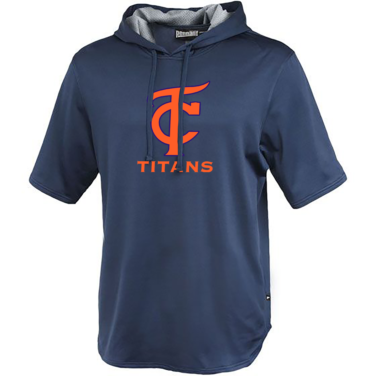 Titans Lacrosse Fleece Short Sleeve Warmup Hoodie