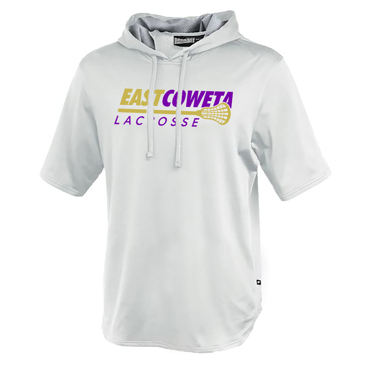 East Coweta Lacrosse Fleece Short Sleeve Warmup Hoodie