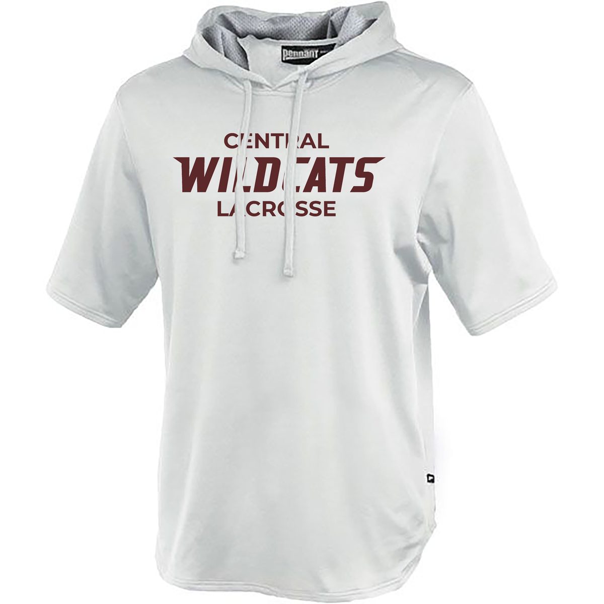 Central Wildcats Fleece Short Sleeve Warmup Hoodie