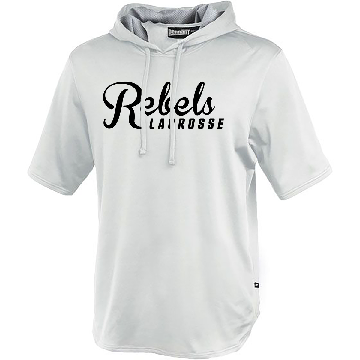 Rebels 2029 Black Fleece Short Sleeve Warmup Hoodie