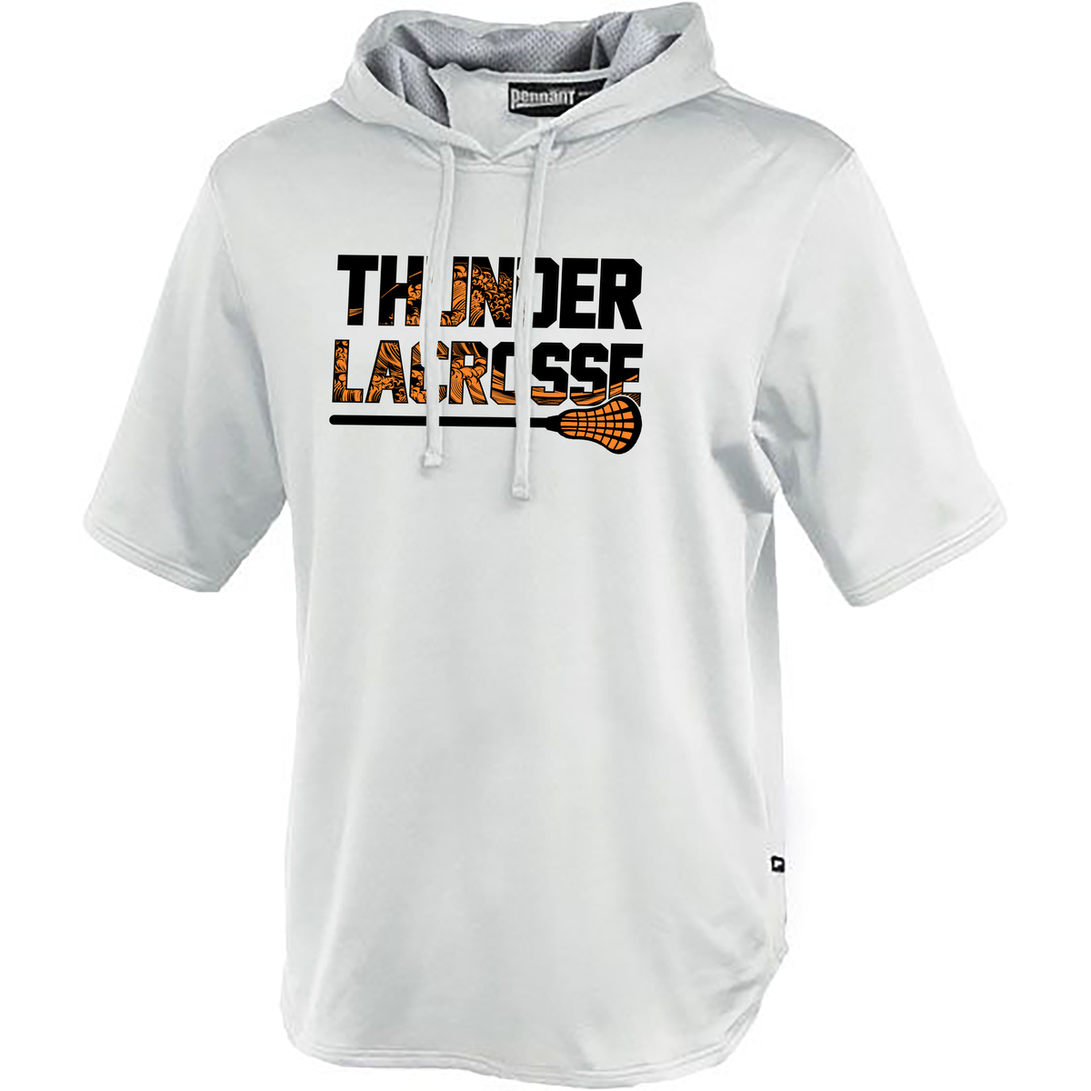 Jersey Thunder Lacrosse Short Sleeve Warmup Hoodie