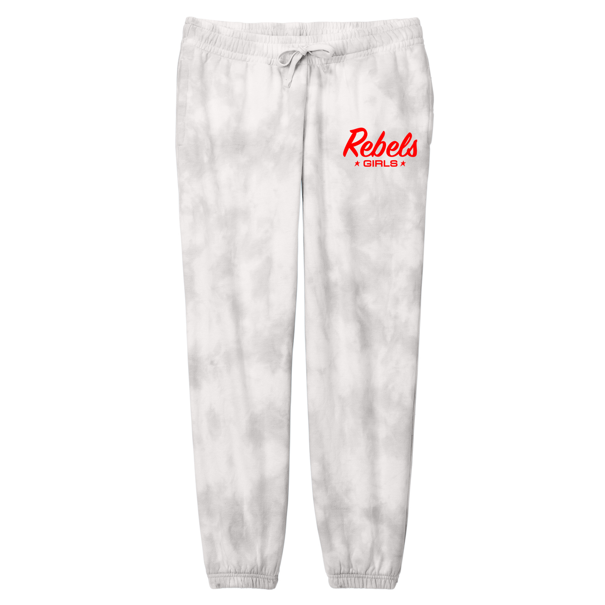 Rebels LC Girls Lacrosse Women's Beach Wash Cloud Tie-Dye Sweatpant
