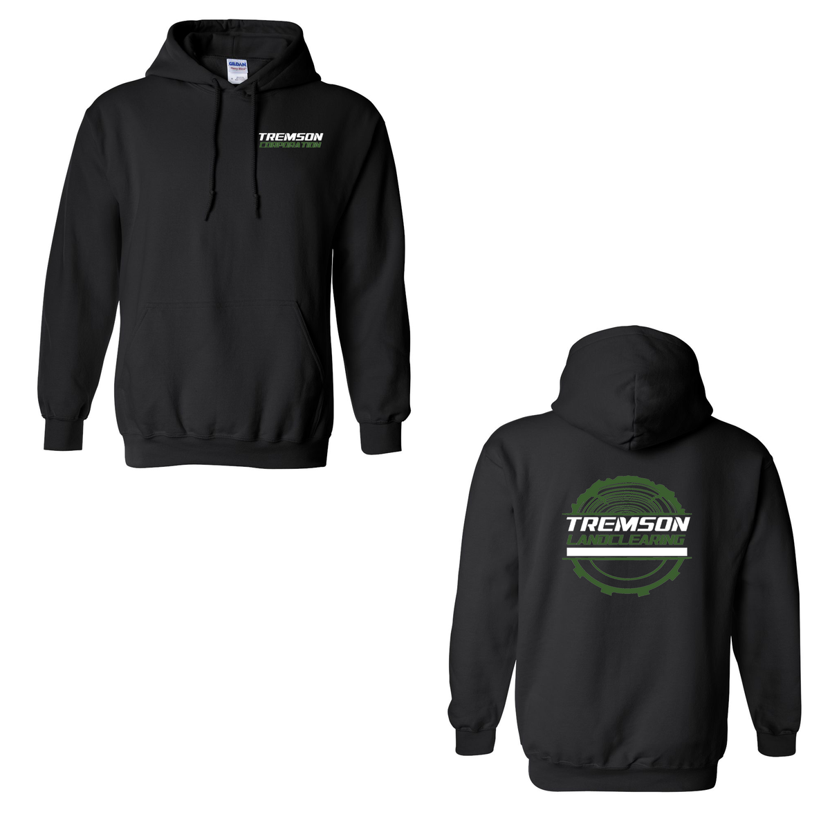 Tremson LANDCLEARING Heavy Blend Hooded Sweatshirt