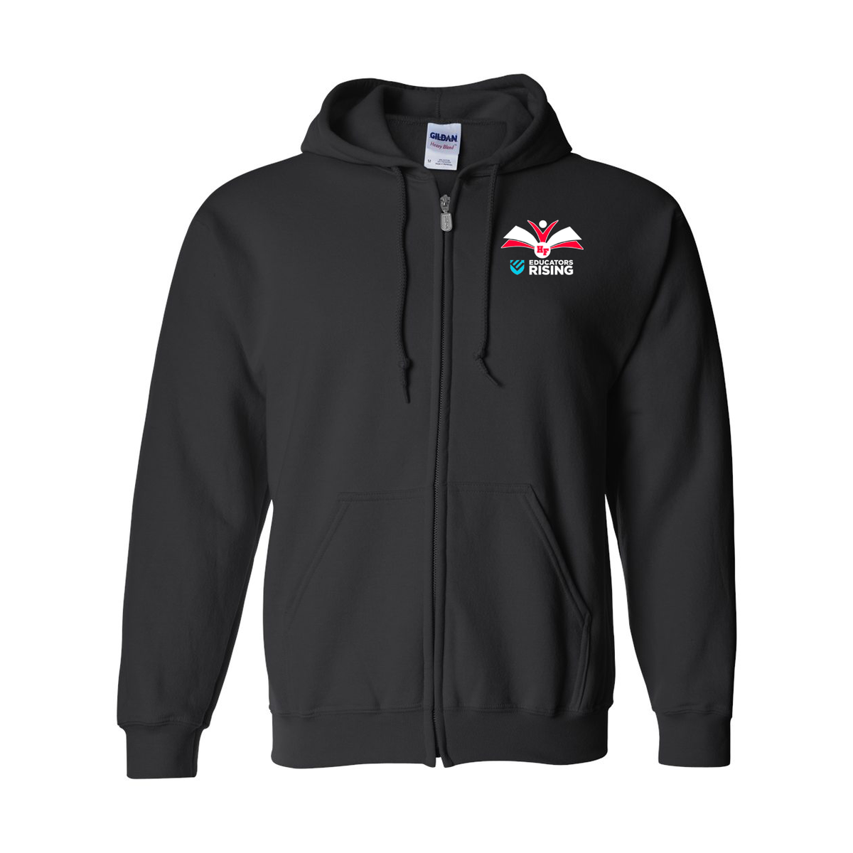 HF Educators Rising Heavy Blend Full Zip Hoodie