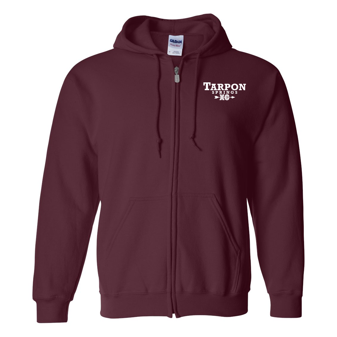 Tarpon Springs HS Cross Country Heavy Blend Full Zip Hoodie
