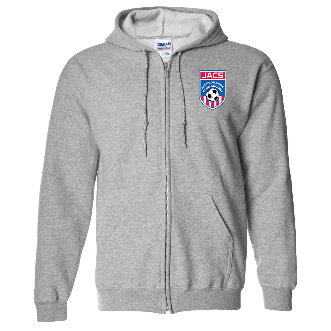 JACS Soccer Heavy Blend Full Zip Hoodie