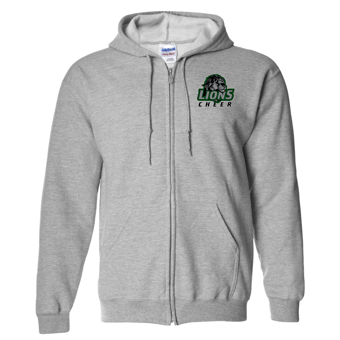 Spring Lions Elite Cheer Heavy Blend Full Zip Hoodie