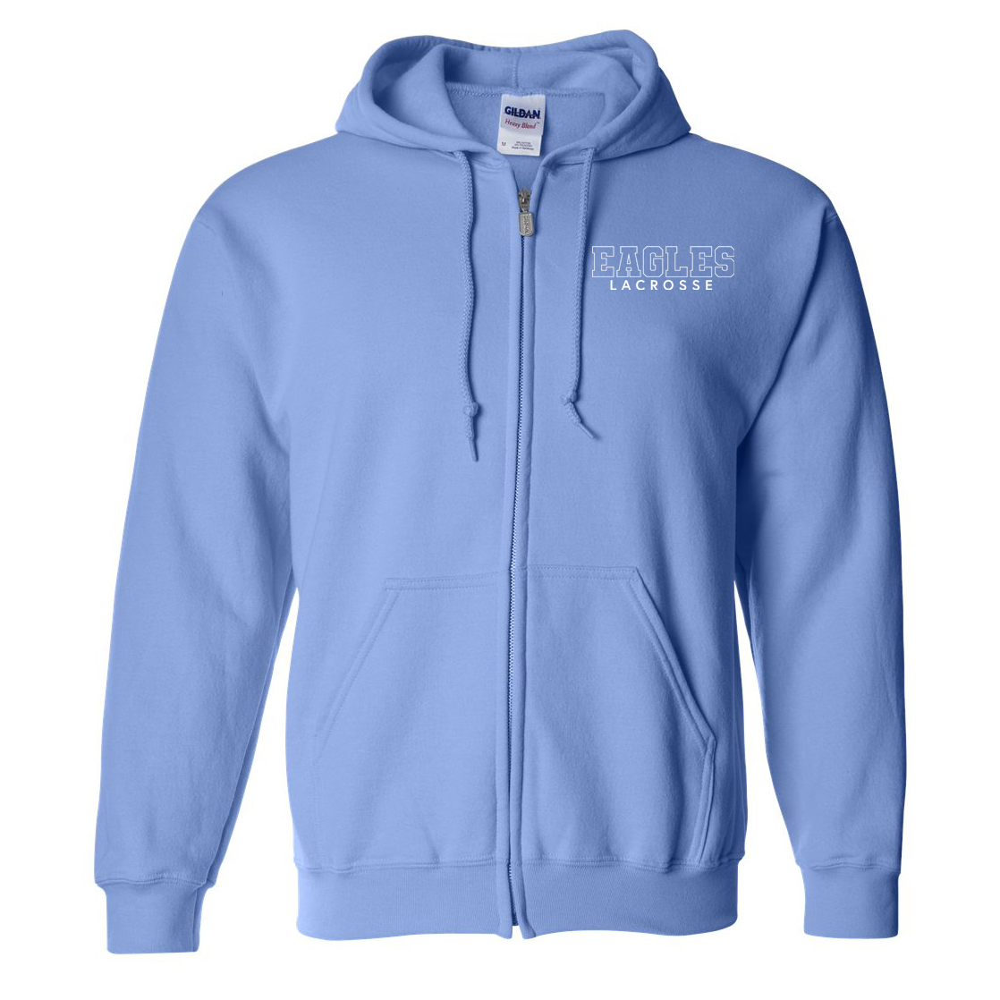 Rocky Point Lacrosse Heavy Blend Full Zip Hoodie