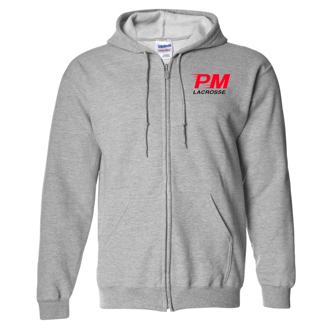 PM Raiders Girls Lacrosse Heavy Blend Full Zip Hoodie