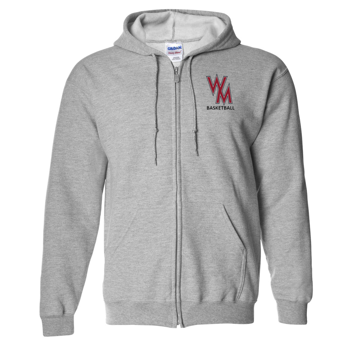 Winters Mill HS Basketball Heavy Blend Full Zip Hoodie