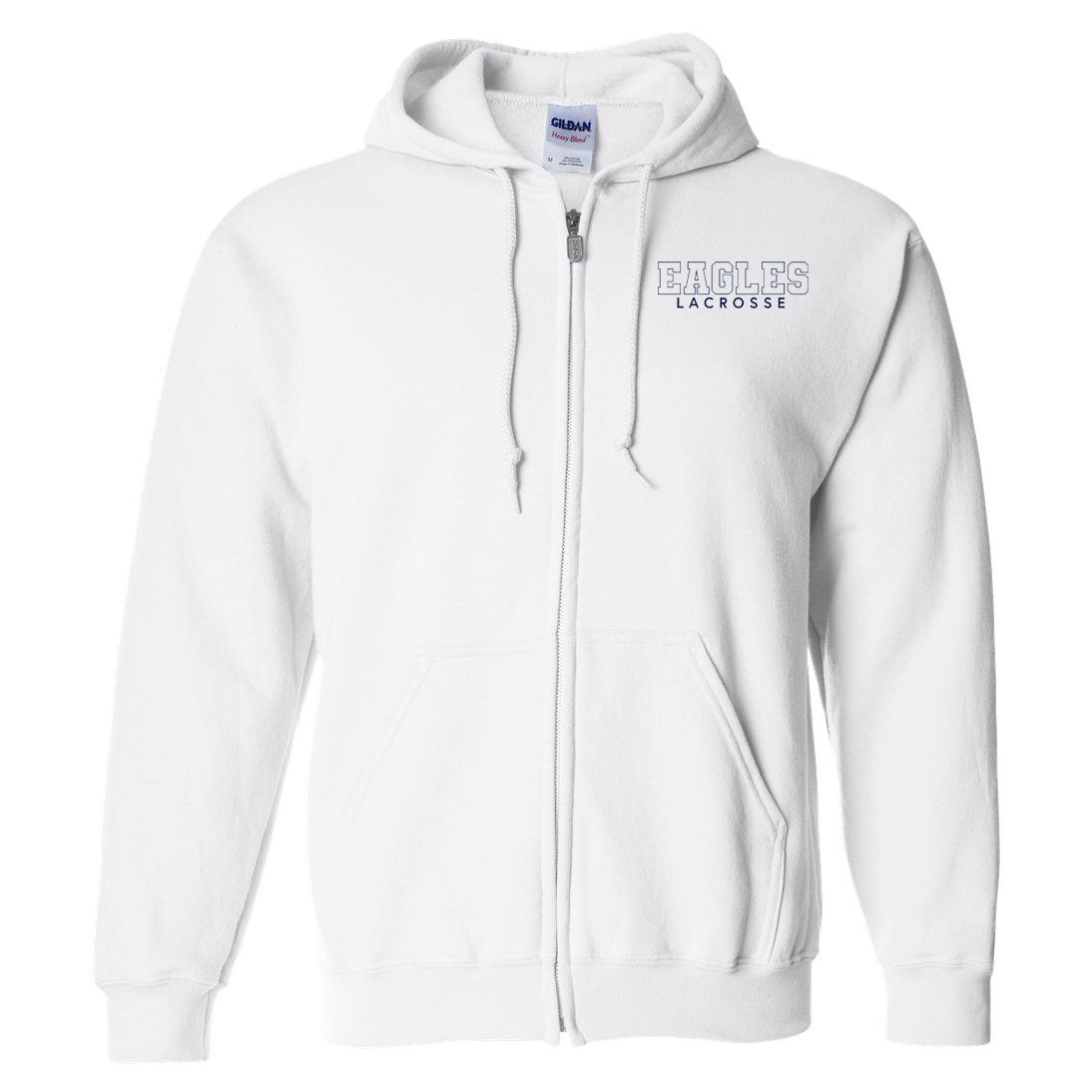 Rocky Point Lacrosse Heavy Blend Full Zip Hoodie