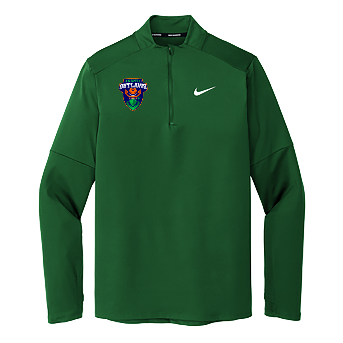 Isanti Outlaws Nike Dri-Fit Element 1/2 Zip