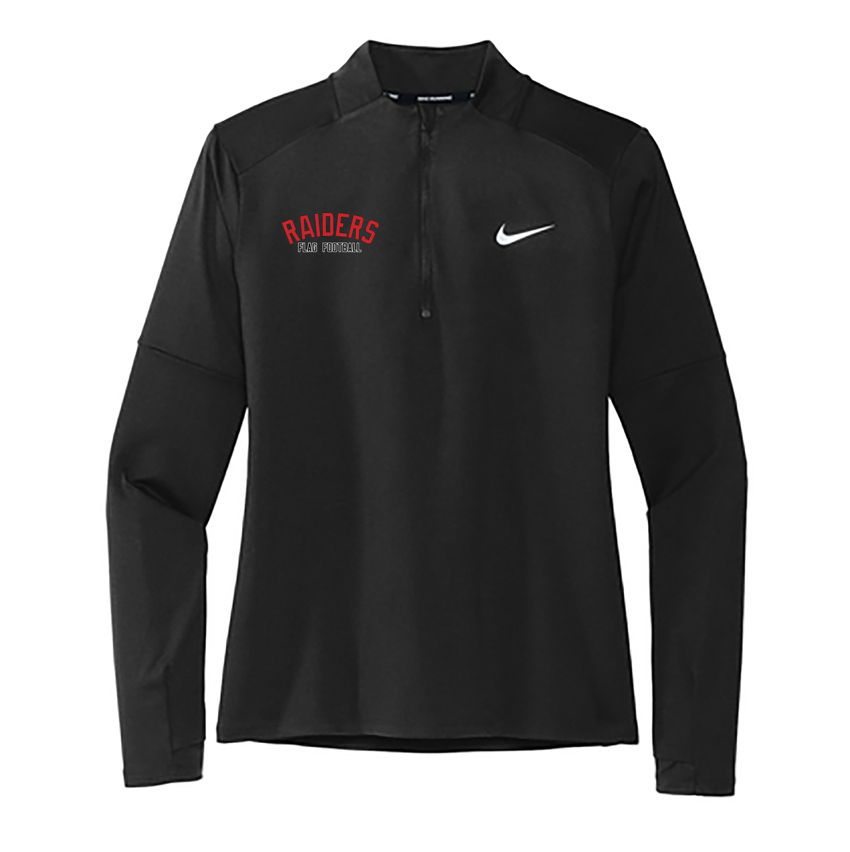 PM Raiders Flag Football Ladies Nike Dri-Element 1/2 Zip