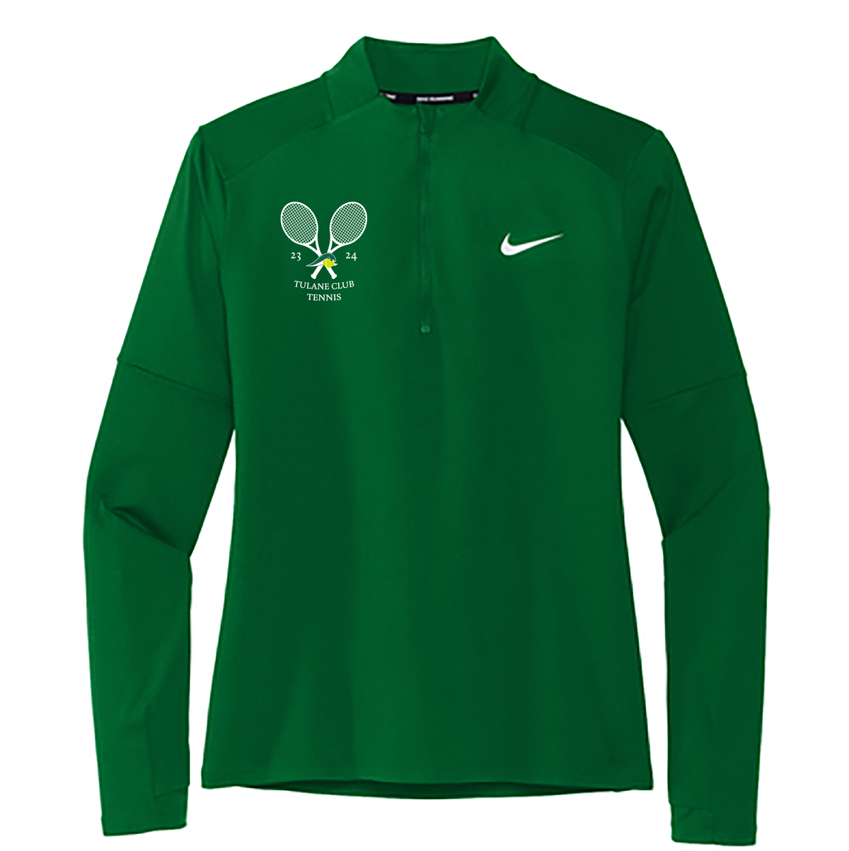 Tulane Club Tennis Ladies Dri-Element 1/2 Zip