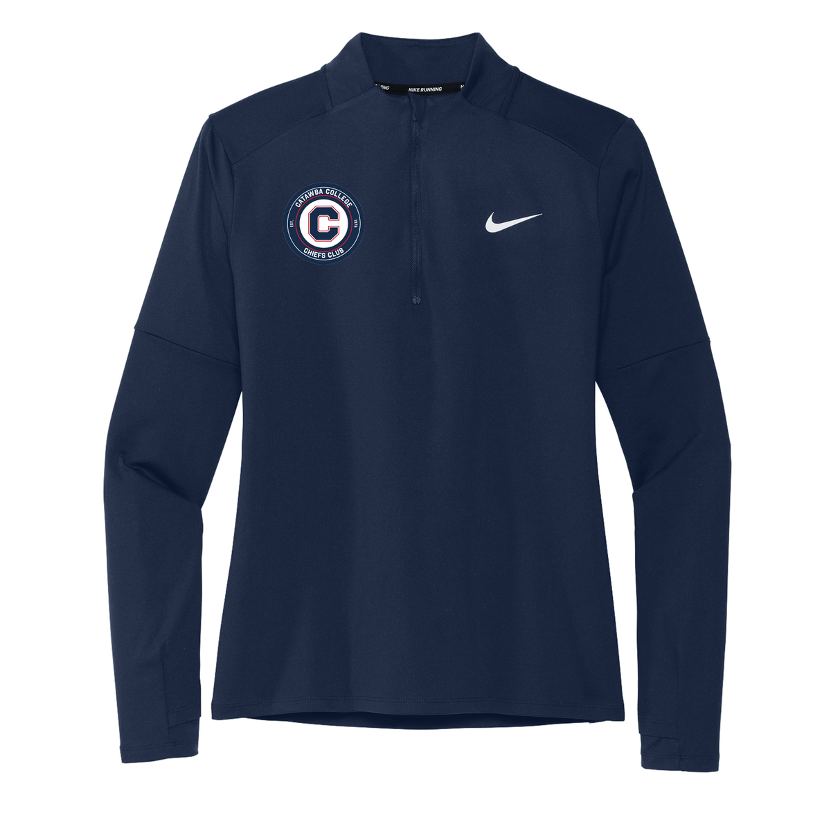 Catawba College Chiefs Club Ladies Nike Dri-Element 1/2 Zip
