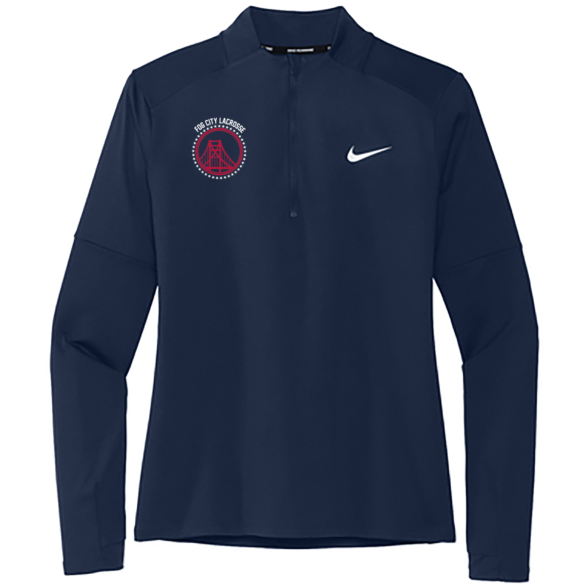 Fog City Girls Lacrosse Club Ladies Nike Dri-Element 1/2 Zip