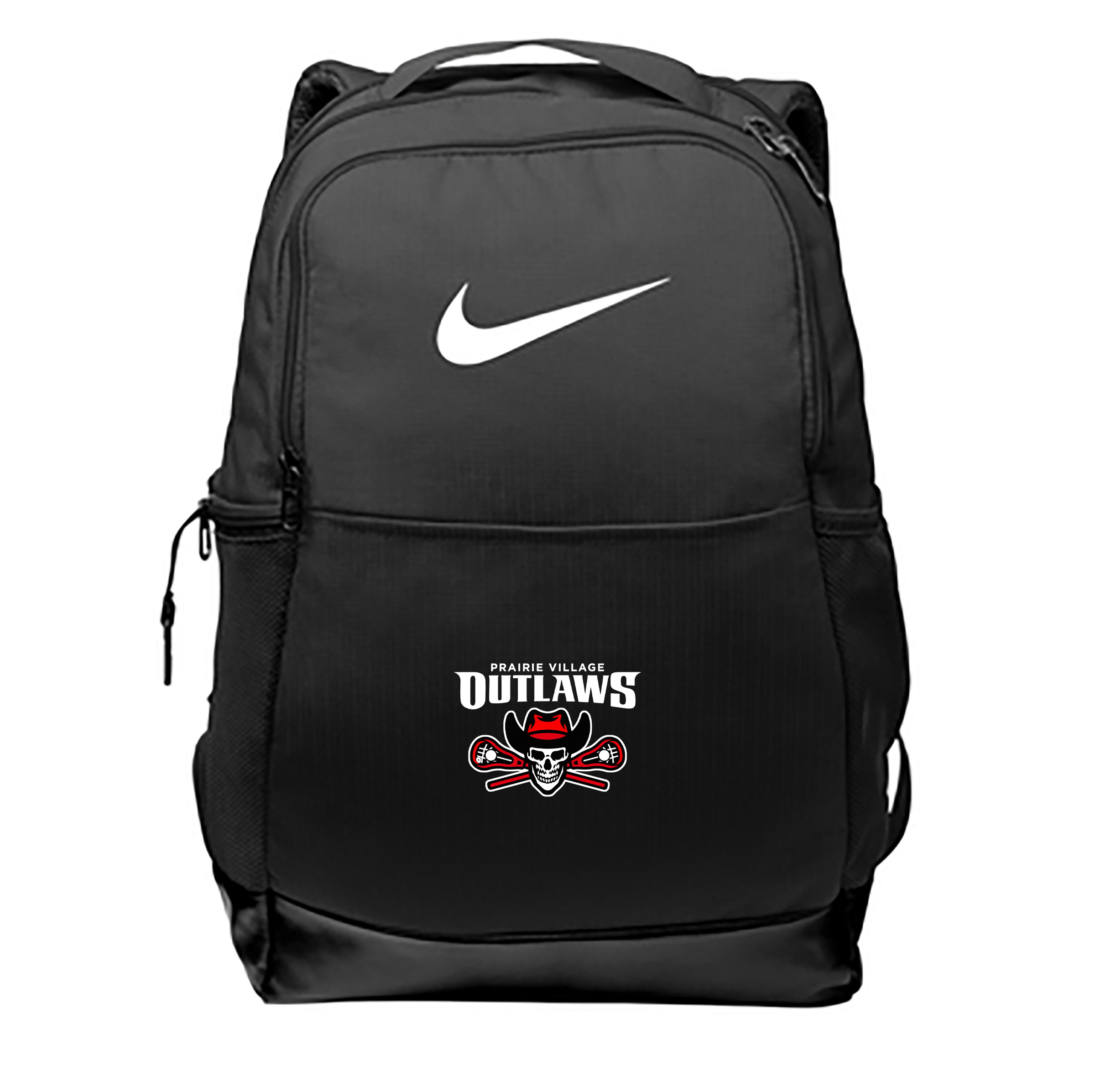 Prairie Village Outlaws Lacrosse Nike Brasilia Medium Backpack Blatant Team Store