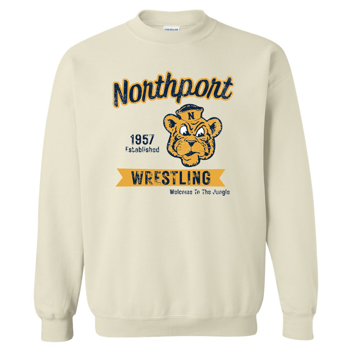 Northport Wrestling Heavy Blend Crewneck
