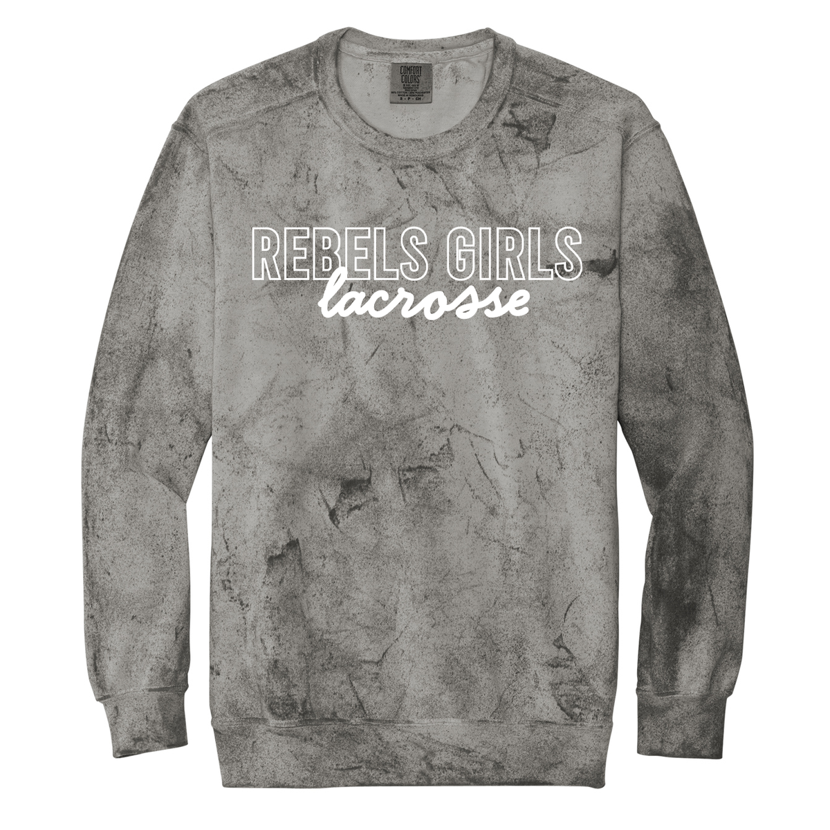 Rebels LC Girls Lacrosse Colorblast Crewneck Sweatshirt