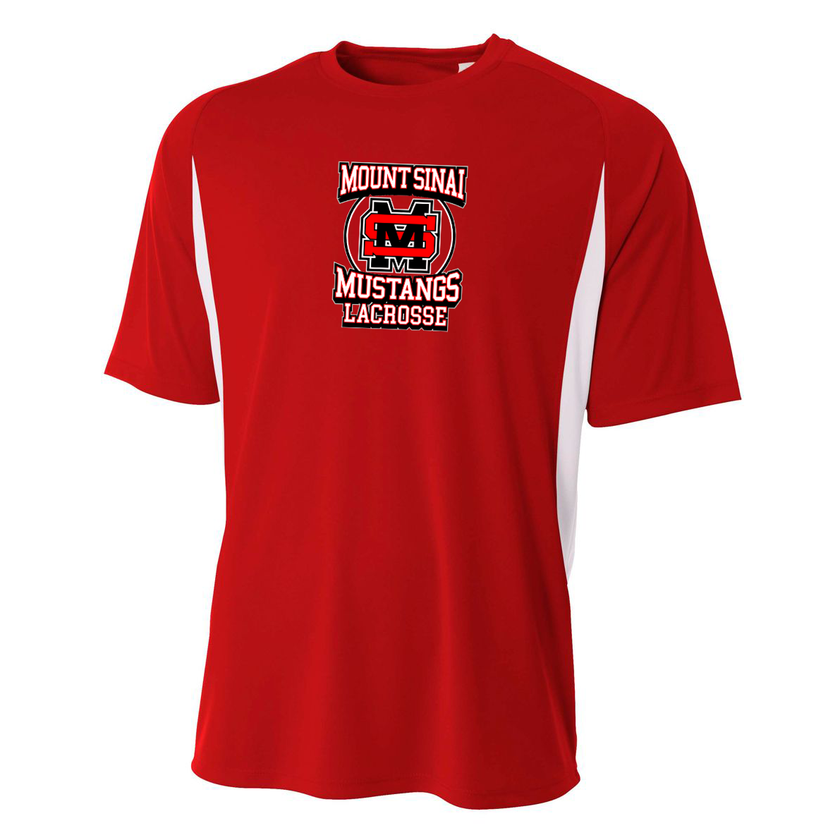 Mount Sinai Lacrosse Color Blocked Cooling Performance T-Shirt