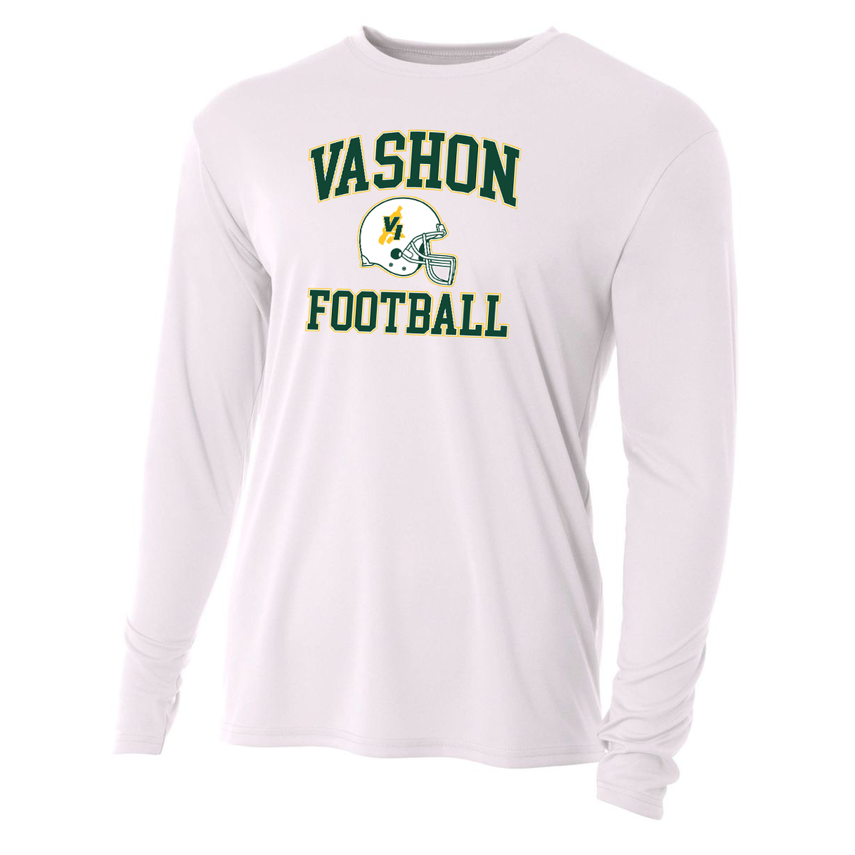 Vashon High School Football A4 Cooling Performance L/S Crew